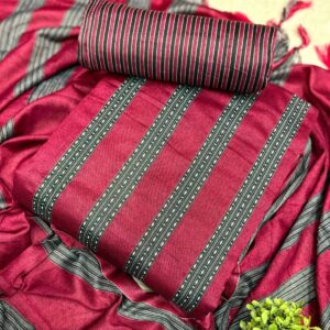 ব্লক প্রিন্টেড রঙিন থান